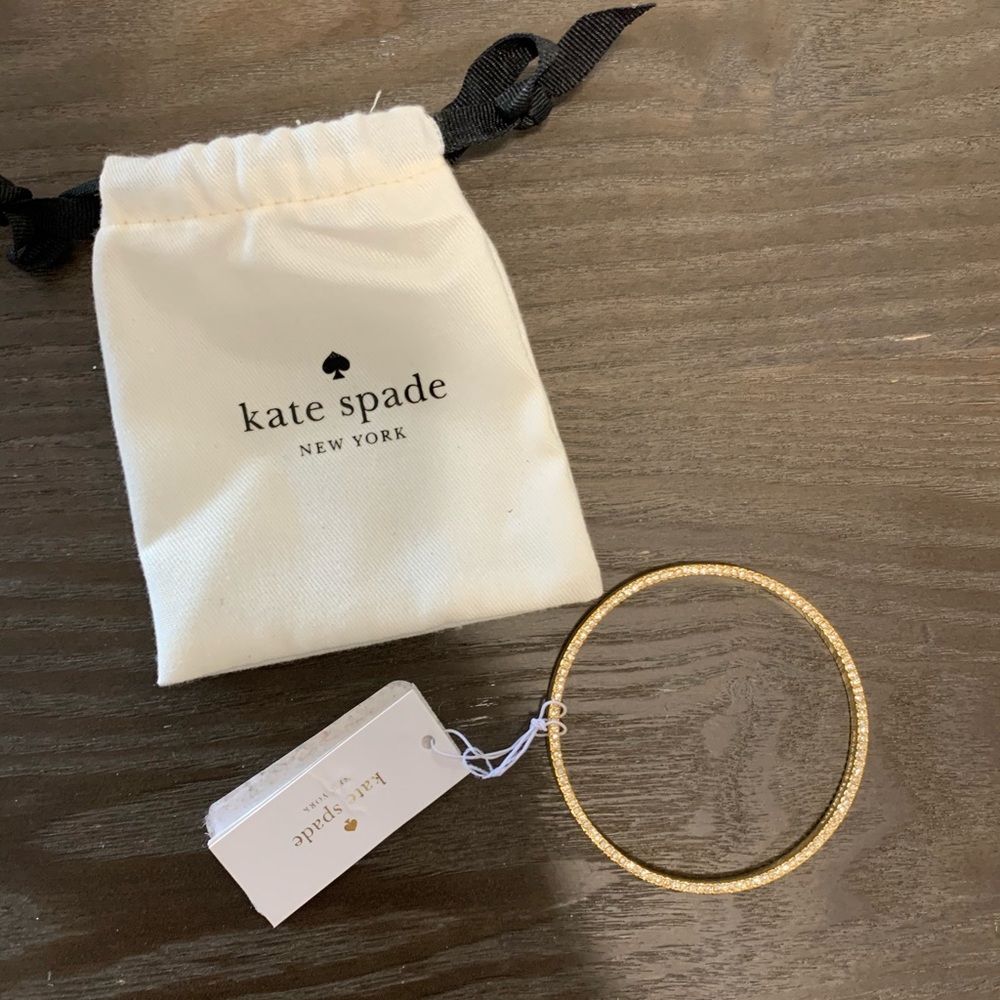 NWT Kate Spade gold bangle